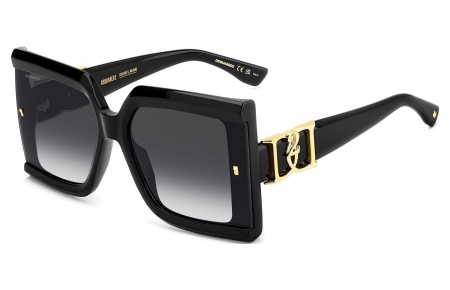 Gafas de Sol - Dsquared2 - D2 0185/G/S - 807 (9O) BLACK // DARK GREY GRADIENT