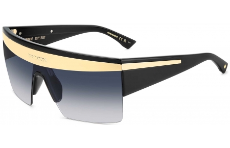 Gafas de Sol - Dsquared2 - D2 0188/S - 807 (08) BLACK // DARK BLUE GRADIENT