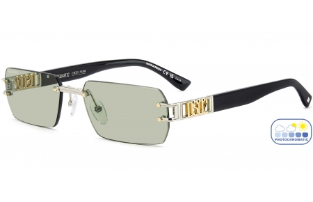 Gafas de Sol - Dsquared2 - D2 0189/S - I20 (GP) GOLD PALLADIUM // GREEN PHOTOCHROMATIC