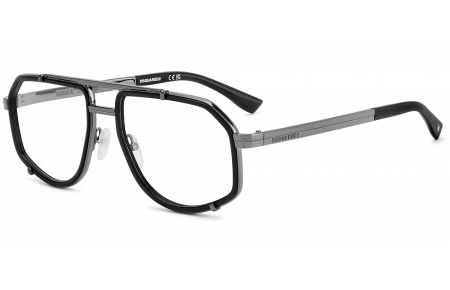 Monturas - Dsquared2 - D2 0191 - ANS BLACK DARK RUTHENIUM