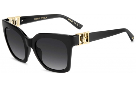 Gafas de Sol - Dsquared2 - D2 0207/S - 807 (9O) BLACK // DARK GREY GRADIENT