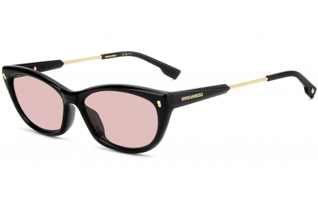 Gafas de Sol - Dsquared2 - D2 0209/G/S - 3H2 (U1) BLACK PINK // PINK