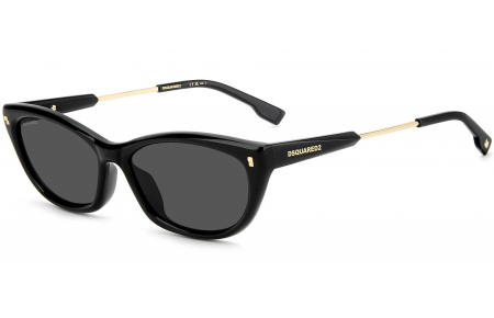 Gafas de Sol - Dsquared2 - D2 0209/G/S - 807 (IR) BLACK GREY // GREY