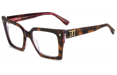 Monturas - Dsquared2 - D2 0211 - C4B HAVANA FUCHSIA
