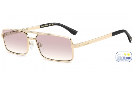 Gafas de Sol - Dsquared2 - D2 0213/S - 000 (N2) GOLD // PINK GRADIENT PHOTOCHROMATIC