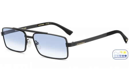 Gafas de Sol - Dsquared2 - D2 0213/S - 003 (F9) MATTE BLACK // BLUE GRADIENT PHOTOCHROMATIC