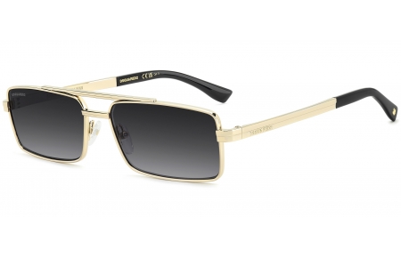 Gafas de Sol - Dsquared2 - D2 0213/S - J5G (9O) GOLD // DARK GREY GRADIENT