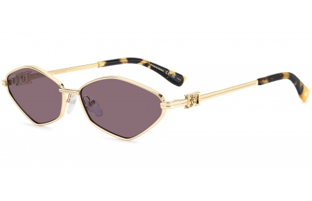 Gafas de Sol - Dsquared2 - D2 0225/S - 000 (4S) GOLD // BURGUNDY