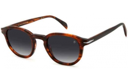 Gafas de Sol - David Beckham Eyewear - DB 1007/S - 0CJ (9O) MATTE STRIPED BROWN // DARK GREY GRADIENT