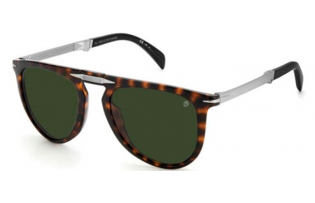 Sunglasses - David Beckham Eyewear - DB 1039/S/FD - 086 (QT) DARK HAVANA // GREEN