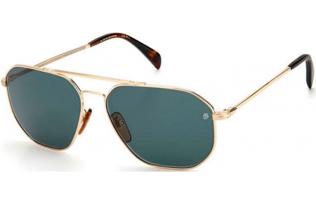Sunglasses - David Beckham Eyewear - DB 1041/S - 06J (QT) GOLD HAVANA // GREEN