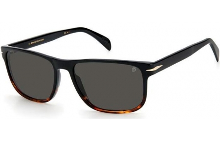 Lunettes de soleil - David Beckham Eyewear - DB 1060/S - 37N (IR) BLACK HORN // GREY