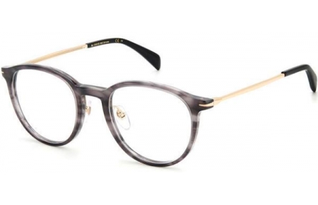 Monturas - David Beckham Eyewear - DB 1074/G - 8GX GREY HORN GOLD