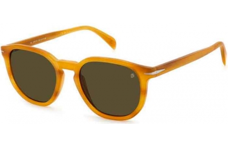 Lunettes de soleil - David Beckham Eyewear - DB 1099/S - C9B (QT) HAVANA HONEY // GREEN