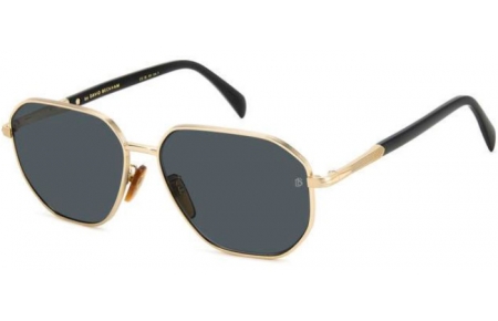 Gafas de Sol - David Beckham Eyewear - DB 1132/F/S - RHL (IR) GOLD BLACK // GREY