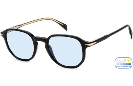 Sunglasses - David Beckham Eyewear - DB 1140/S - 807 (QZ) BLACK // AZURE PHOTOCROMIC