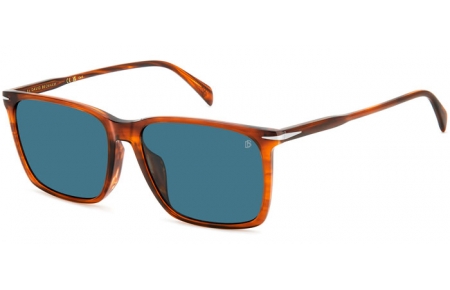 Gafas de Sol - David Beckham Eyewear - DB 1145/G/S - EX4 (KU) BROWN HORN // BLUE GREY