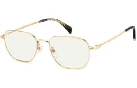 Lunettes de vue - David Beckham Eyewear - DB 1168/F - J5G (2Y) GOLD // LIGHT BLUE MIRROR
