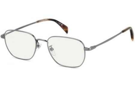 Monturas - David Beckham Eyewear - DB 1168/F - KJ1 (2Y) DARK RUTHENIUM // LIGHT BLUE MIRROR
