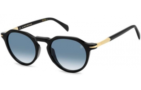 Sunglasses - David Beckham Eyewear - DB 1171/S - 2M2 (08) BLACK GOLD // DARK BLUE GRADIENT