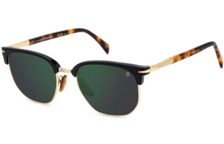 Lunettes de soleil - David Beckham Eyewear - DB 1176/G/S - XWY (MT) BLACK // GREEN MIRROR