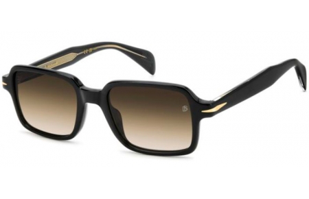 Lunettes de soleil - David Beckham Eyewear - DB 1179/S - 807 (N4) BLACK // BROWN GRADIENT BRICK