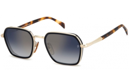 Gafas de Sol - David Beckham Eyewear - DB 1194/G/S - RHL (1V) BLACK GOLD // BLUE GRADIENT GOLD MIRROR