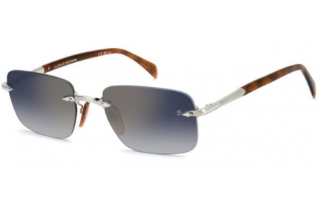 Lunettes de soleil - David Beckham Eyewear - DB 1195/S - 8JD (1V) PALLADIUM HAVANA // BLUE GRADIENT MIRROR GOLD