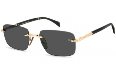 Gafas de Sol - David Beckham Eyewear - DB 1195/S - RHL (IR) GOLD BLACK // GREY