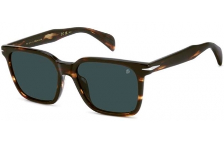 Sunglasses - David Beckham Eyewear - DB 1199/G/S - EX4 (KU) BROWN HORN // BLUE