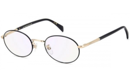Monturas - David Beckham Eyewear - DB 1203 - RHL (2Y) GOLD BLACK // BLUE MIRROR