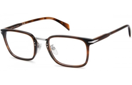 Lunettes de vue - David Beckham Eyewear - DB 1211/G - 6C5 BROWN HORN RUTHENIUM