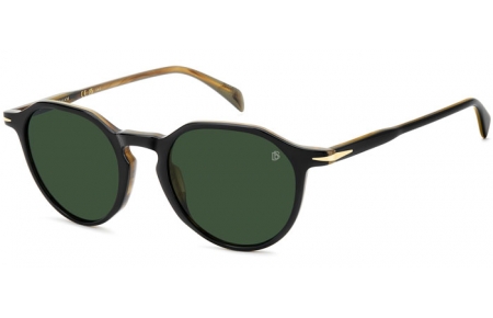 Gafas de Sol - David Beckham Eyewear - DB 1217/S - PPO (O7) STRIPED BLACK BEIGE // GREEN LIGHT GREEN ANTIREFLECTION