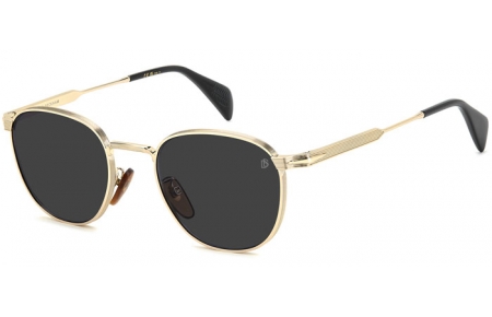 Gafas de Sol - David Beckham Eyewear - DB 1228/S - RHL (2K) GOLD BLACK // GREY ANTIREFLECTION