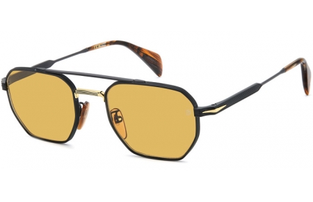 Gafas de Sol - David Beckham Eyewear - DB 1229/S - I46 (J9) MATTE BLACK GOLD // YELLOW ANTIREFLECTION