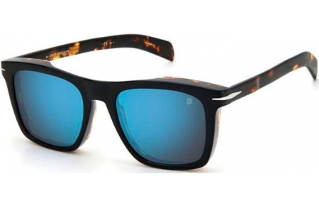 Gafas de Sol - David Beckham Eyewear - DB 7000/S - I62 (MT) BLACK HAVANA // BLUE MIRROR