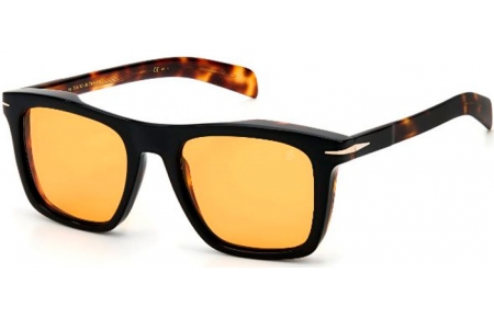 Gafas de Sol - David Beckham Eyewear - DB 7000/S - WR7 (W7) BLACK HAVANA // ORANGE