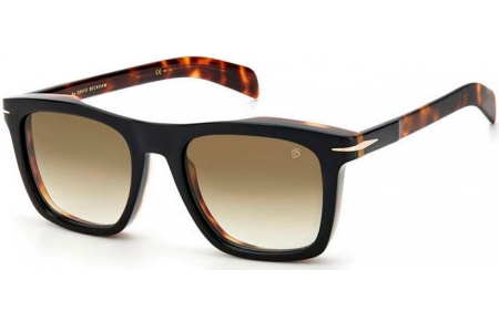 Gafas de Sol - David Beckham Eyewear - DB 7000/S - XWY (9K) BLACK HAVANA GOLD  // GREEN GRADIENT