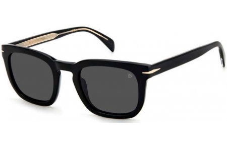 Sunglasses - David Beckham Eyewear - DB 7076/S - 807 (IR) BLACK // GREY BLUE