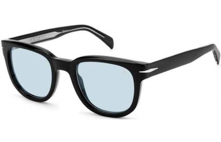 Gafas de Sol - David Beckham Eyewear - DB 7092/S - 7C5 (QZ) BLACK CRYSTAL // AZURE PHOTOCROMIC