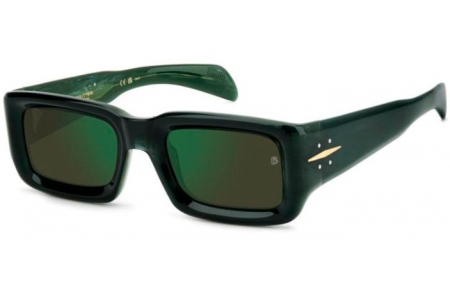 Lunettes de soleil - David Beckham Eyewear - DB 7131/S - GC1 (MT) GREEN // GREEN MIRROR
