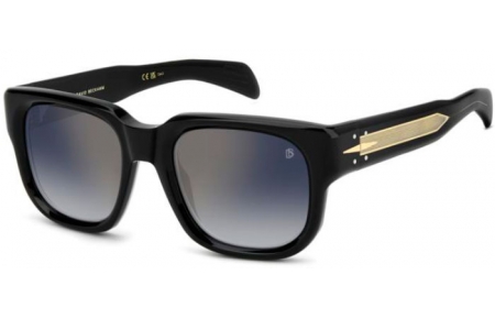 Gafas de Sol - David Beckham Eyewear - DB 7146/S - 807 (1V) BLACK // BLUE GRADIENT GOLD MIRROR