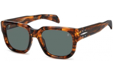 Gafas de Sol - David Beckham Eyewear - DB 7146/S - EX4 (QT) BROWN HORN // GREEN