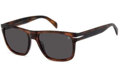 Gafas de Sol - David Beckham Eyewear - DB 7150/S - EX4 (IR) BROWN HORN // GREY
