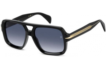 Gafas de Sol - David Beckham Eyewear - DB 7151/S - 807 (08) BLACK // DARK BLUE GRADIENT