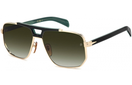 Gafas de Sol - David Beckham Eyewear - DB 7157/S - PEF (9K) GOLD GREEN // GREEN GRADIENT