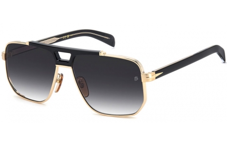 Gafas de Sol - David Beckham Eyewear - DB 7157/S - RHL (9O) GOLD BLACK // DARK GREY GRADIENT