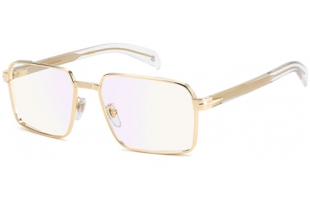 Monturas - David Beckham Eyewear - DB 7166 - LOJ GOLD CRYSTAL