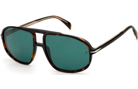 Sunglasses - David Beckham Eyewear - DB 1000/S - 086 (QT) HAVANA // GREEN