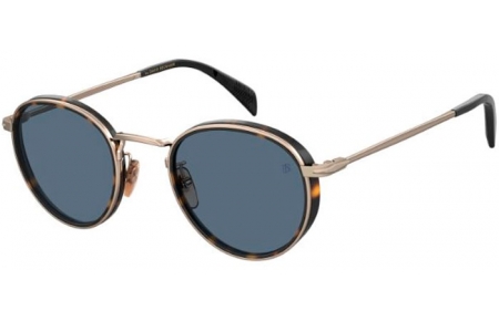 Sunglasses - David Beckham Eyewear - DB 1033/S - 2IK (KU) HAVANA GOLD // BLUE GREY